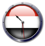 علم اليمن  Yemen flag clock