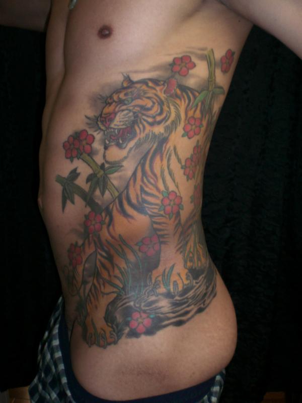 Japanese Tiger Tattoo Art