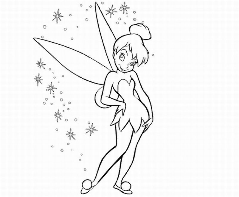 coloring pages disney tinkerbell. coloring pages for kids hello