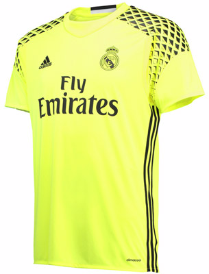 camiseta segunda equipación portero Real Madrid 2016-2017