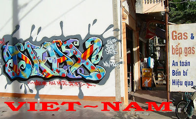 Vietnam graffiti, graffiti alphabet, graffiti art alphabet, several countries, image