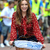 Kelly Brook Looking Very Hot With Bicycle