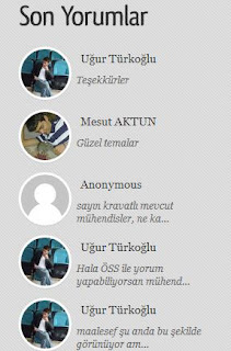 blogger resimli son yorumlar