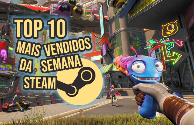 Top 10 jogos mais vendidos da Steam