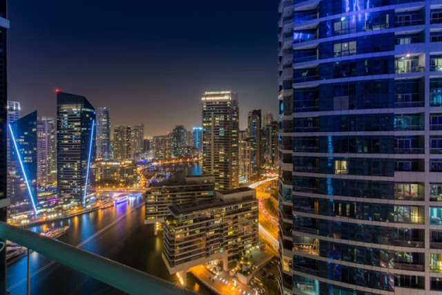 Dubai City at Night 