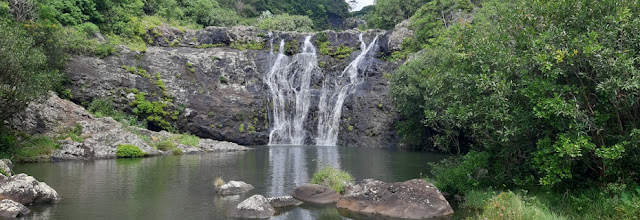 Stechmücken treten auf Mauritius besonders an Flüssen im Wald auf. Wie hier an den sieben Wasserfällen sollte man sich gut schützen um das unangenehme Jucken zu vermeiden.
