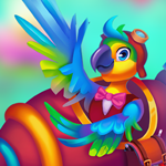 Games4King Pilot Parrot Escape