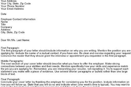 Winning Cover Letter Template 