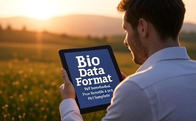 Bio Data Format PDF Download - Free Editable & Printable PDF Template