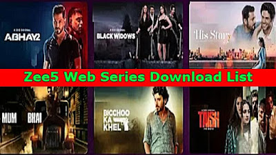 Zee5 Web Series Download 2022