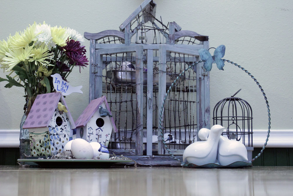  our weird obsession with fake birds and birdcages and not get judged