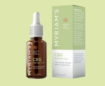 FREE Myriam’s CBG Oil Sample 