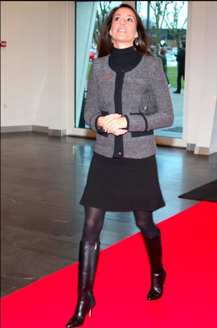 Princess Marie of Denmark attend the opening, as patron of the national association for Autism, the conference