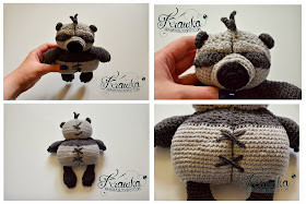 Little PO - Crochet Po's plush from Kung Fu Panda 2. Free Pattern on krawka.blogspot.com