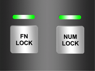 FN LOCK AND NUMLOCK