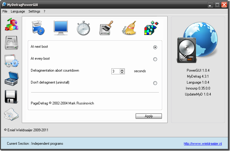 powerGUI 5 page defrag