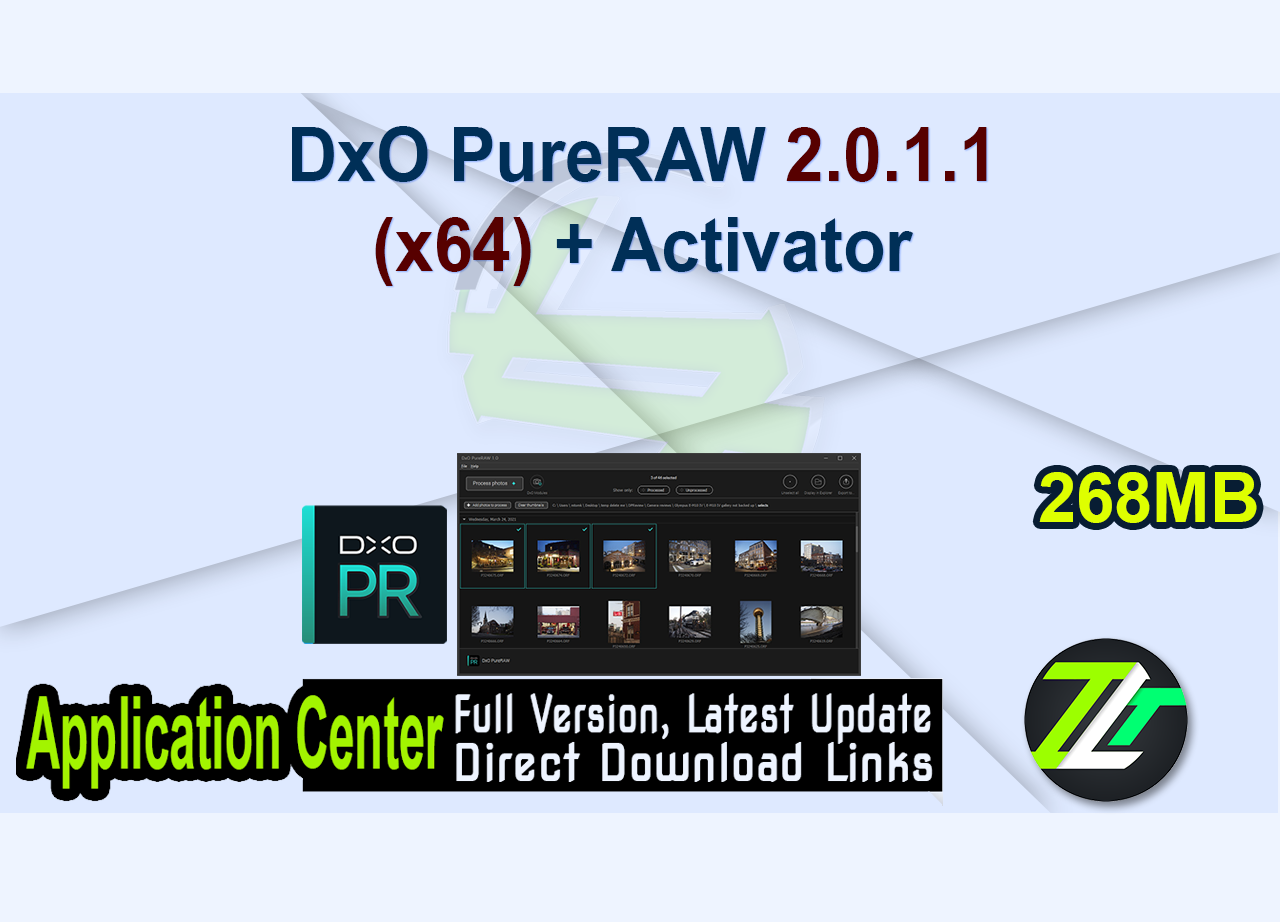 DxO PureRAW 2.0.1.1 (x64) + Activator