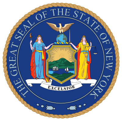 new york state flag and seal. new york state flag and seal.