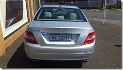 C280 merc back
