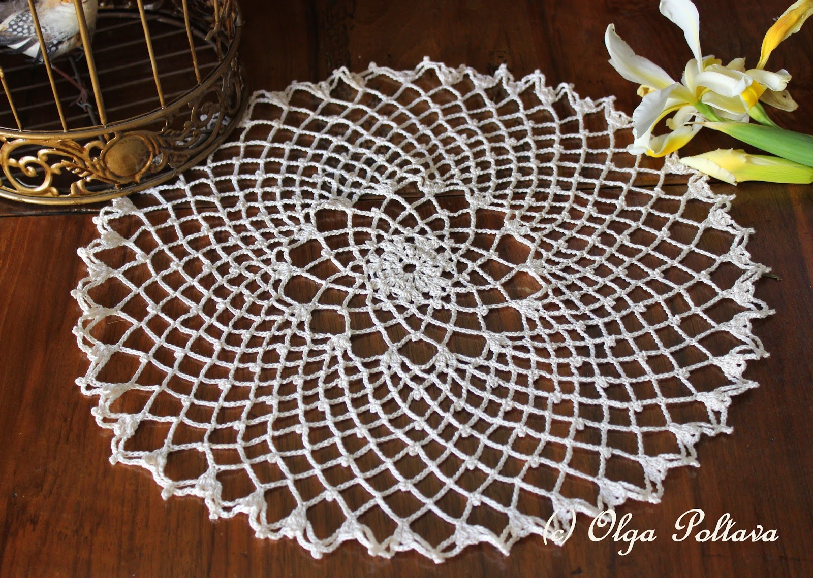 Download Lacy Crochet: Clusters, Chains and Picots Doily, My Free ...