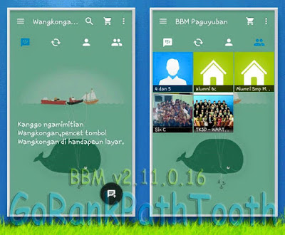 BBM MOD GoRankPathTooth Apk Terbaru 2.11.0.16