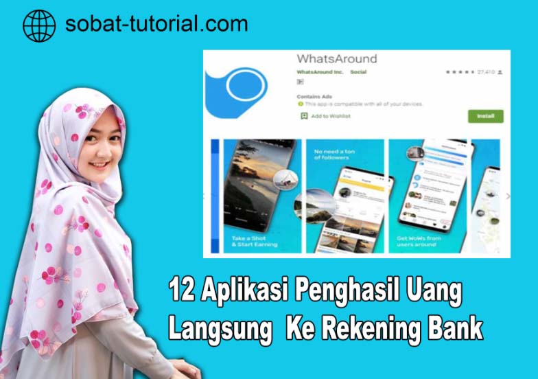 12 Aplikasi Penghasil Uang Langsung Ke Rekening Bank Tanpa Modal Sedikitpun