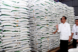 Jokowi Sebut Cadangan Beras Harus Ada Meski Produksi Surplus