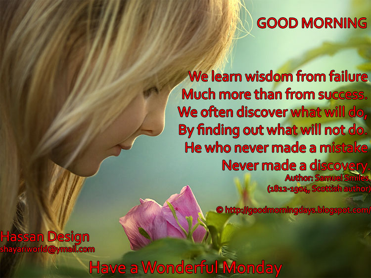 Good Morning Days Good Morning Monday 8 Inspiring Beautiful Quotes