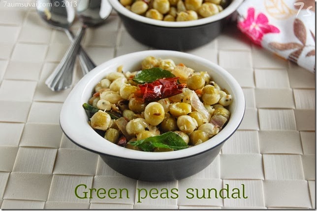 Green peas sundal
