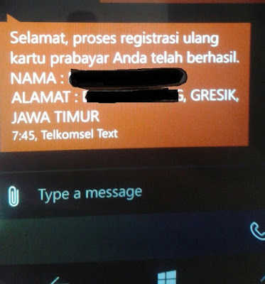 Registrasi Nomor Telkomsel Via Web