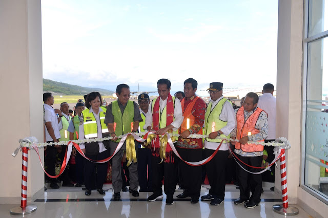 Presiden Jokowi Resmikan Bandara Baru di Morowali dan 4 Terminal Bandara di Sulawesi