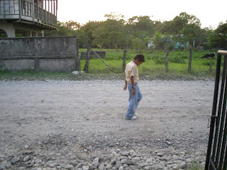 boy in El Porvenir, Honduras