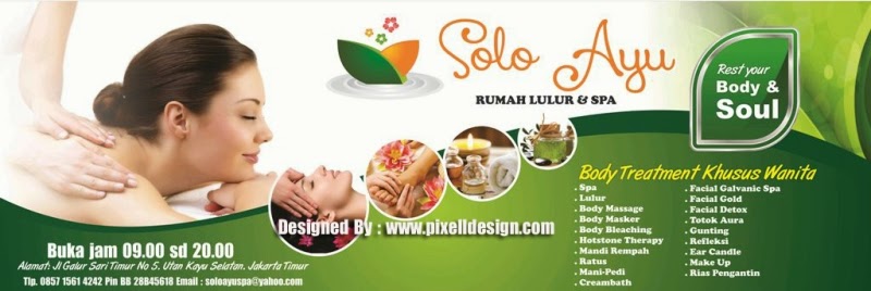 Contoh Banner Iklan Spa dengan Desain Cantik dan Menarik 