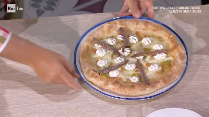Pizza ai fiori di zucca di Vincenzo Capuano dell'11 aprile 2024