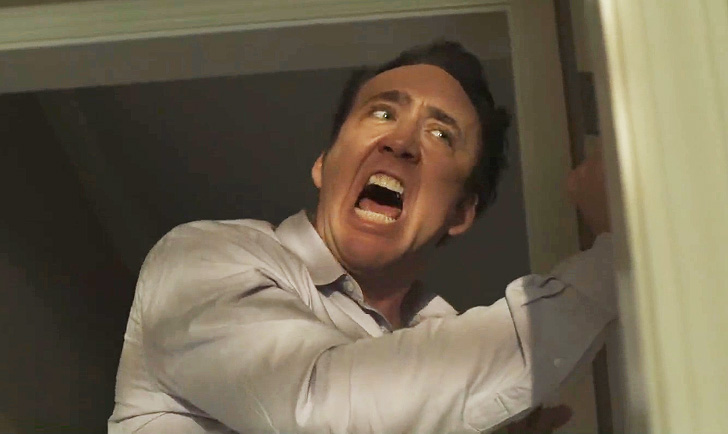 O ator Nicolas Cage como Brent no filme 'Mãe e Pai', de Brian Taylor