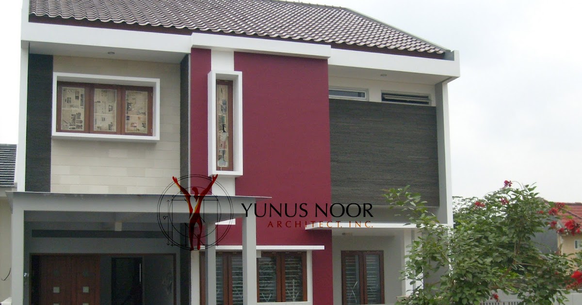 yunus noor architect Minimalis  House at Nusa  Loka  BSD City