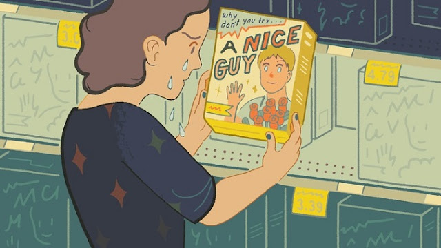 "Nice Guys" por Sophia Foster-Dimino | ilustraciones modernas, imagenes chidas imaginativas desamor, emociones y sentimientos, dibujos de amor, creative illustration art drawings, cool stuff, pictures