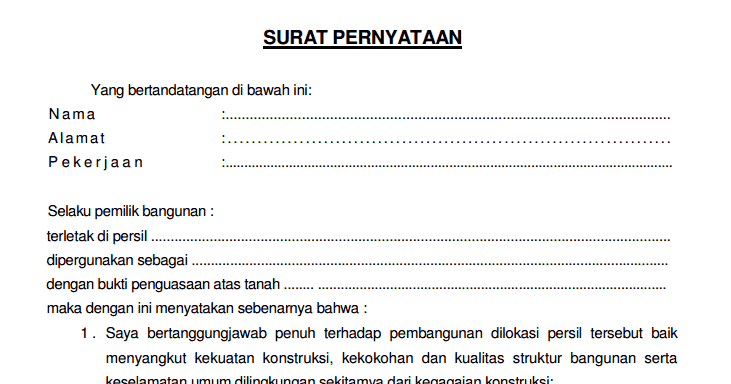 Contoh Surat Jaminan Keselamatan Contoh Surat