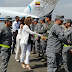 Viceministra de Defensa visita Comando Aéreo de Combate Número Tres  