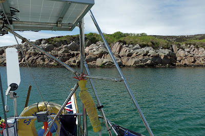 Achilles 9 metres Sancerre in Ardalanish anchorage