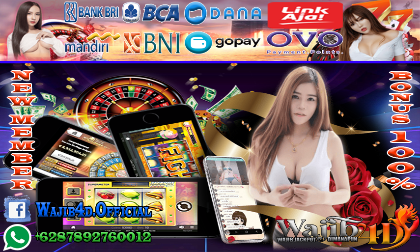 WAJIB4D BANDAR BONUS NEW MEMBER 100% DALAM BERTARUH CASINO SLOT BET ONLINE