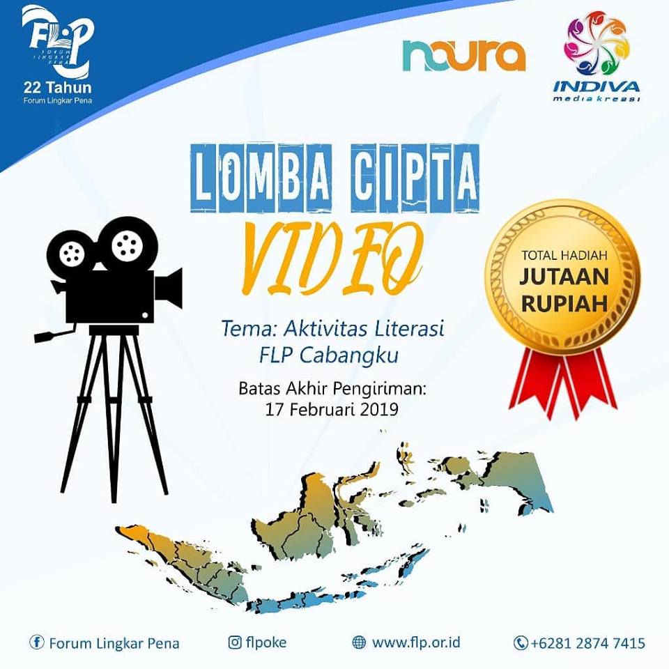 Lomba Video Aktivitas Literasi  FLP Cabangku lomba 