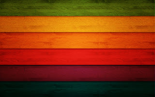 Colorful Rainbow Wood Texture Simple Design HD Wallpaper