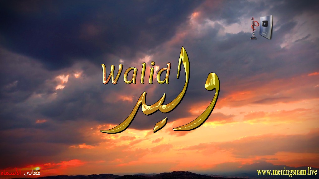 معنى اسم, وليد, وصفات, حامل, هذا الاسم, Walid,