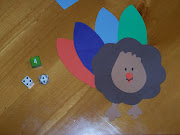 Turkey Feather Counting Game. Turkey Capital Letter Trail and Write