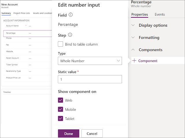 Input Number control