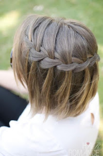 waterfall braid hairstyles