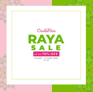 Carlo Rino Raya Sale Up to 70% Off (24 May - 9 June 2019)