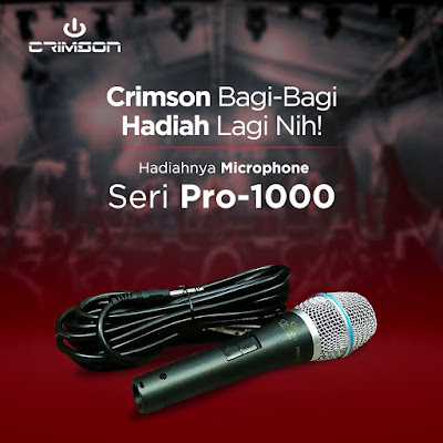 Kuis Crimson Pro Indonesia Berhadiah 3 Microphone