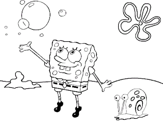 dibujo bob esponja